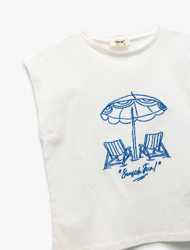 Resim Koton Kız Çocuk T-shirt 5SKG10163AK