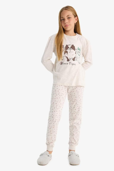 Resim Defacto Kız Çocuk  Sweat Takım F1084A8/BG745