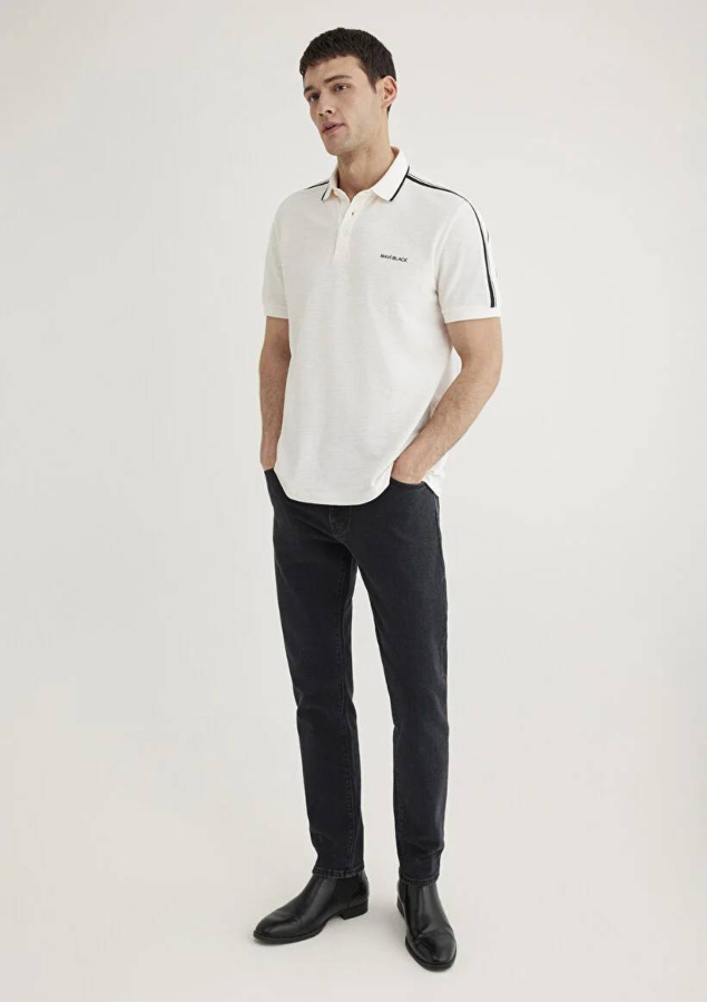 Resim Mavi Polo Erkek T-Shirt M0611838-70057