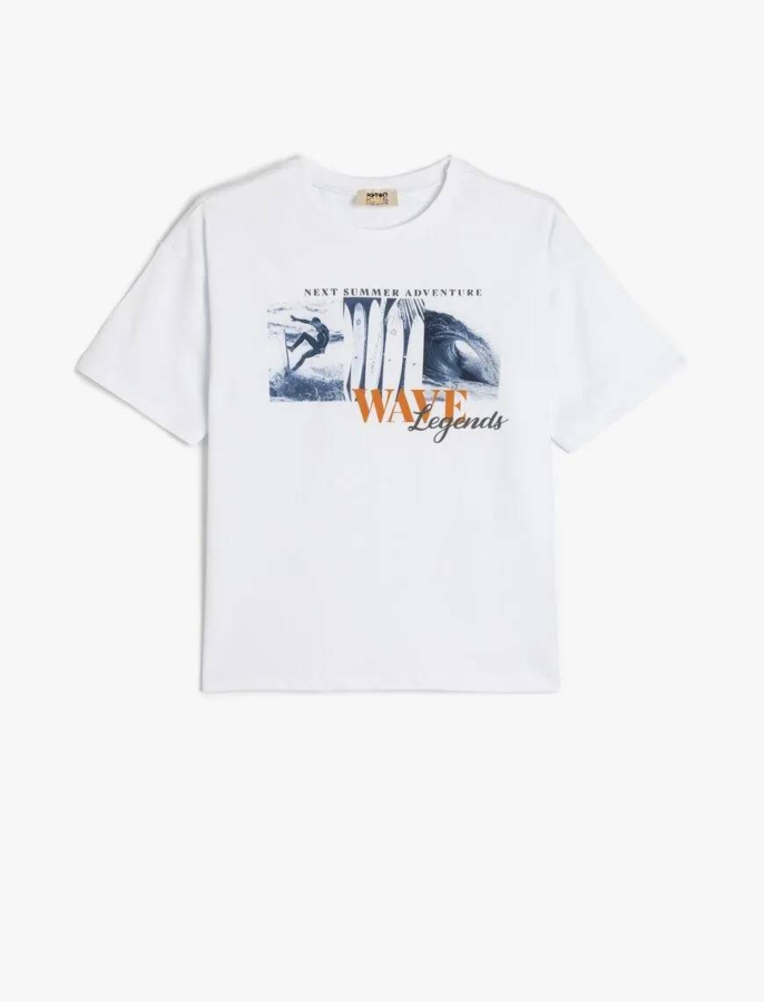 Resim Koton Erkek Çocuk T-shirt 5SKB10321TK