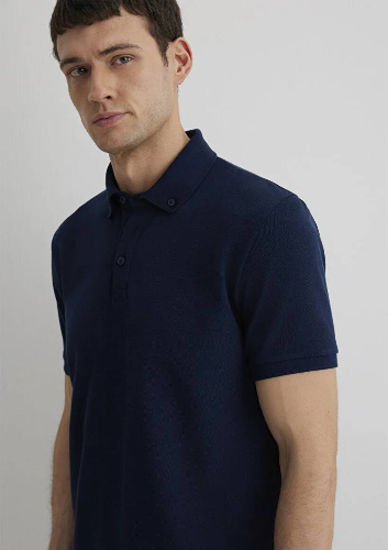Resim Mavi Polo Erkek T-Shirt M063247-28417