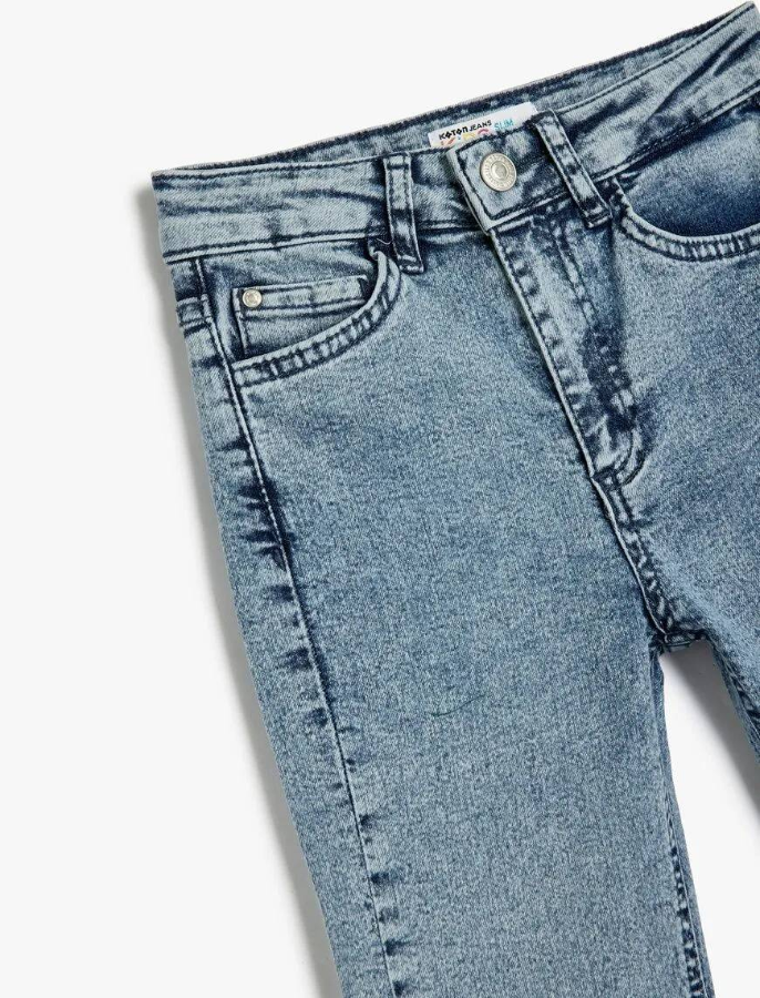 Resim Koton Erkek Çocuk Jean Pantolon 5SKB40016TD