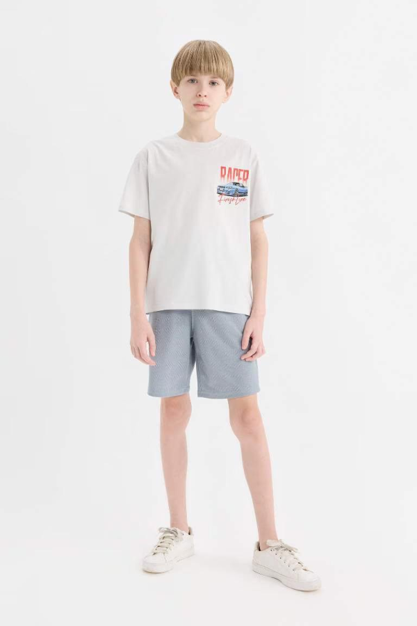 Resim Defacto Erkek Çocuk Kısa Kol T-shirt D9266A8GR503