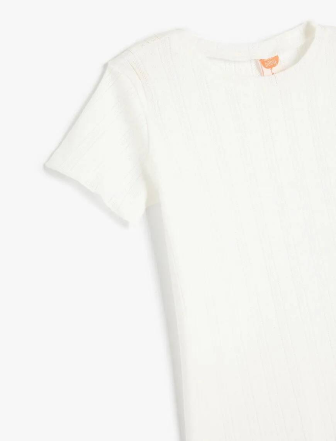Resim Koton Kız Bebek T-shirt 5SMG10116AK