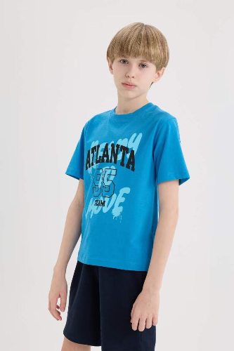 Resim Defacto Erkek Çocuk Kısa Kol T-shirt E0166A8/BE503
