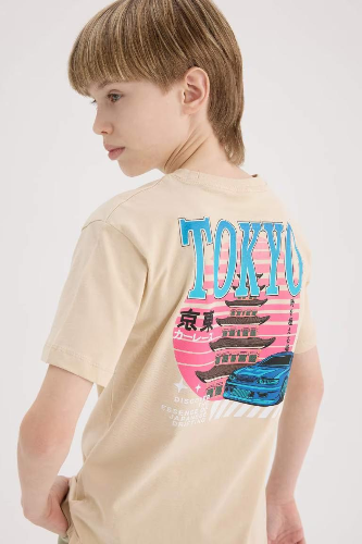 Resim Defacto Erkek Çocuk Kısa Kol T-shirt E5082A8BG663