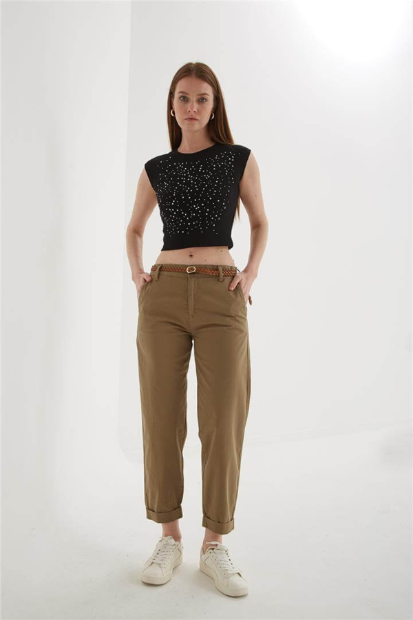 Resim Fashion Friends Kadın Kanvas Pantolon
