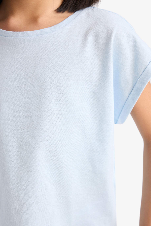 Resim Defacto Kız Çocuk Kısa Kol T-shirt C4511A8BE343