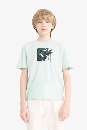 Resim Defacto Erkek Çocuk Kısa Kol T-shirt E4168A8GN1114