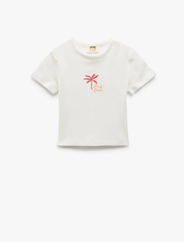 Resim Koton Kız Çocuk T-shirt 5SKG10153AK