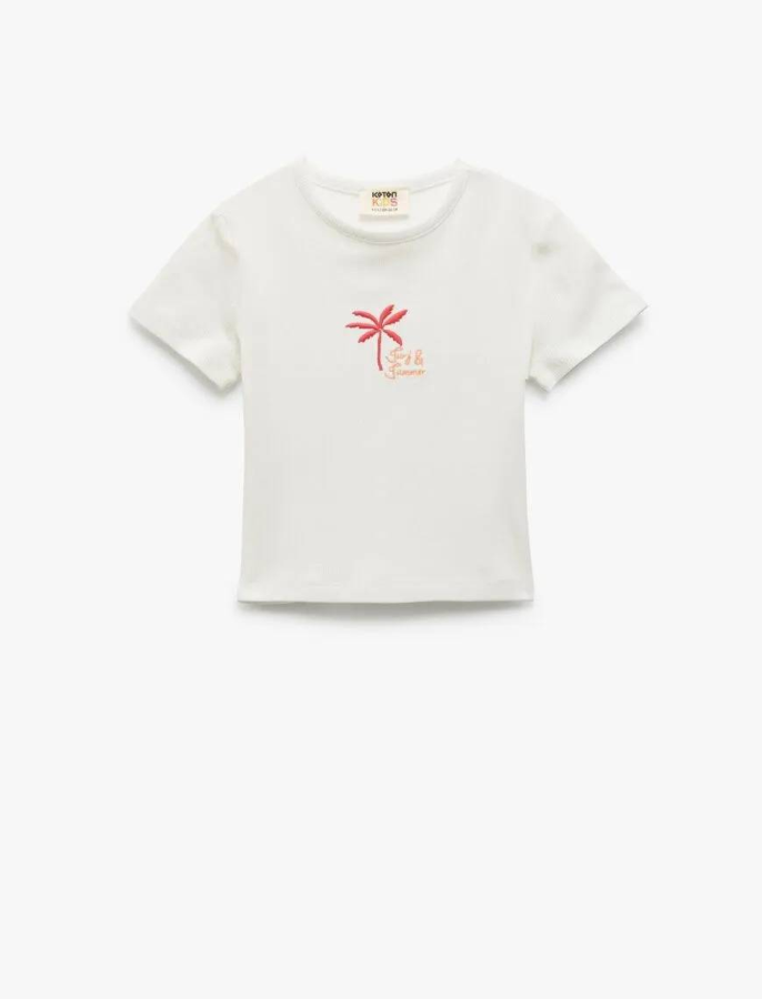 Resim Koton Kız Çocuk T-shirt 5SKG10153AK
