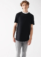 Resim Mavi Basıc Erkek T-Shirt M067082-900