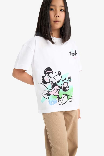 Resim Defacto Kız Çocuk  T-shirt E2618A8/WT34