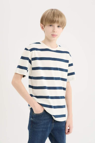 Resim Defacto Erkek Çocuk Kısa Kol T-shirt D7864A8/ER105