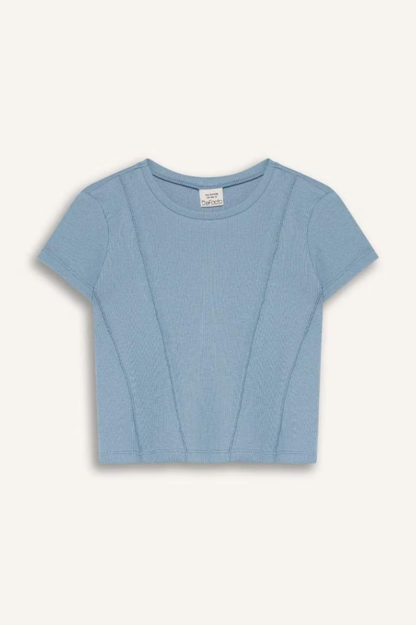 Resim Defacto Kız Çocuk Kısa Kol T-shirt C0104A8/BE760