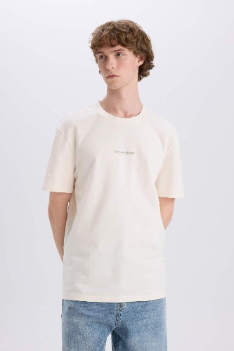 Resim Defacto Erkek T-shirt E3940AX/ER137