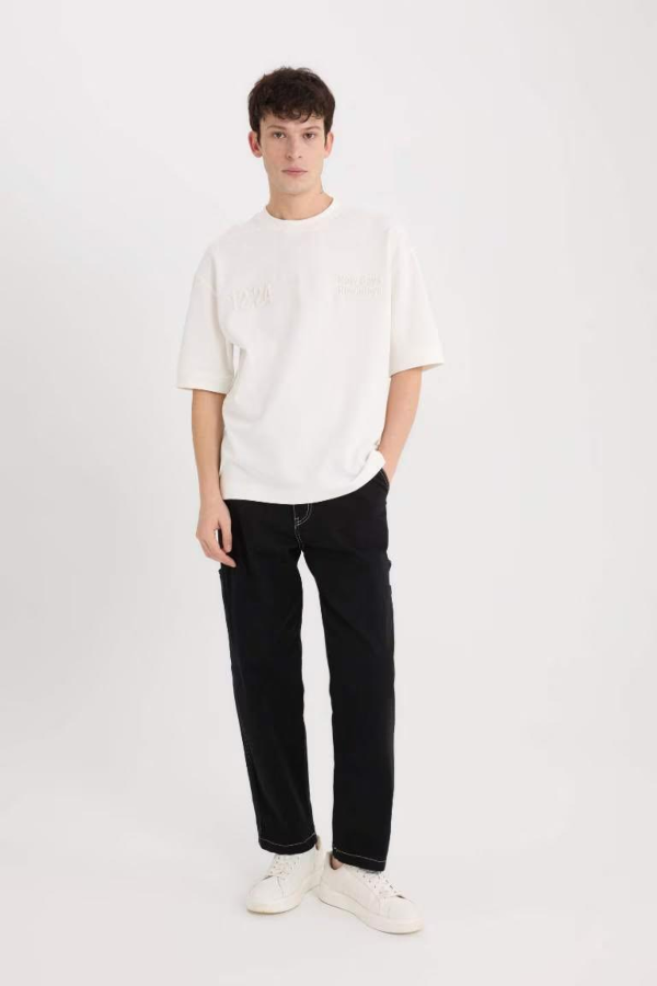 Resim Defacto Erkek  T-shirt D5756AXER137