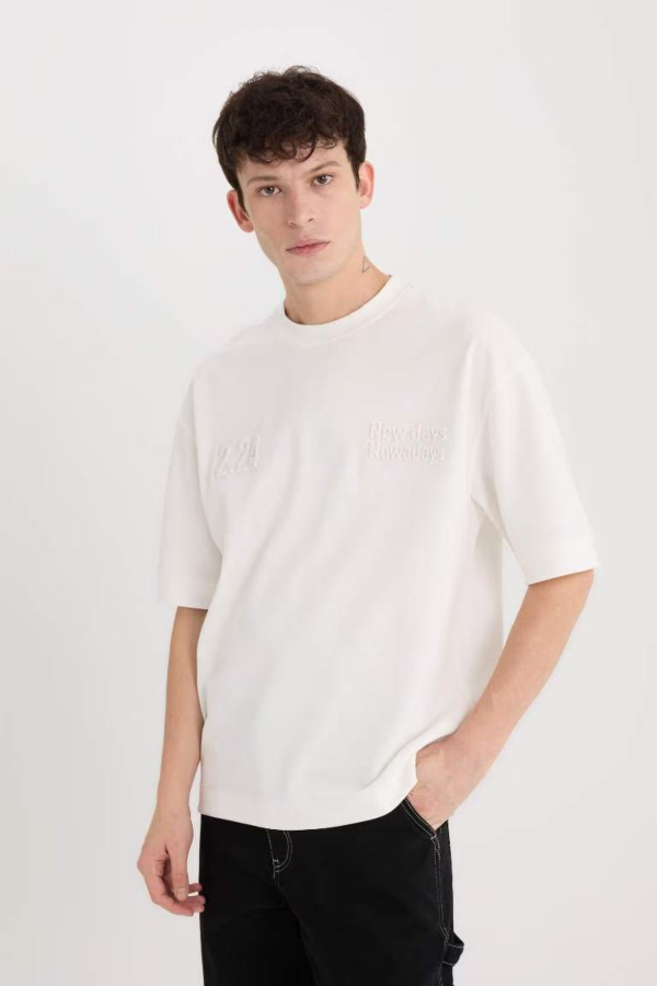 Resim Defacto Erkek  T-shirt D5756AXER137