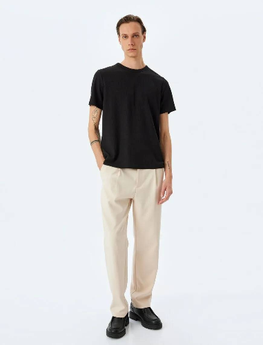 Resim Koton Erkek T-shirt 5SAM10022HK