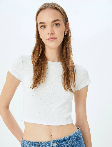 Resim Koton Kadın T-shirt 5SAL10251IK