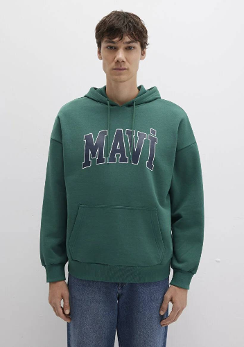 Resim Mavi Baskılı Erkek Sweat M067149-71874