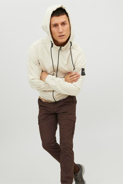 Resim Jack & Jones Jjebasıc Softshell Hood Noos Erkek Mont 12236300