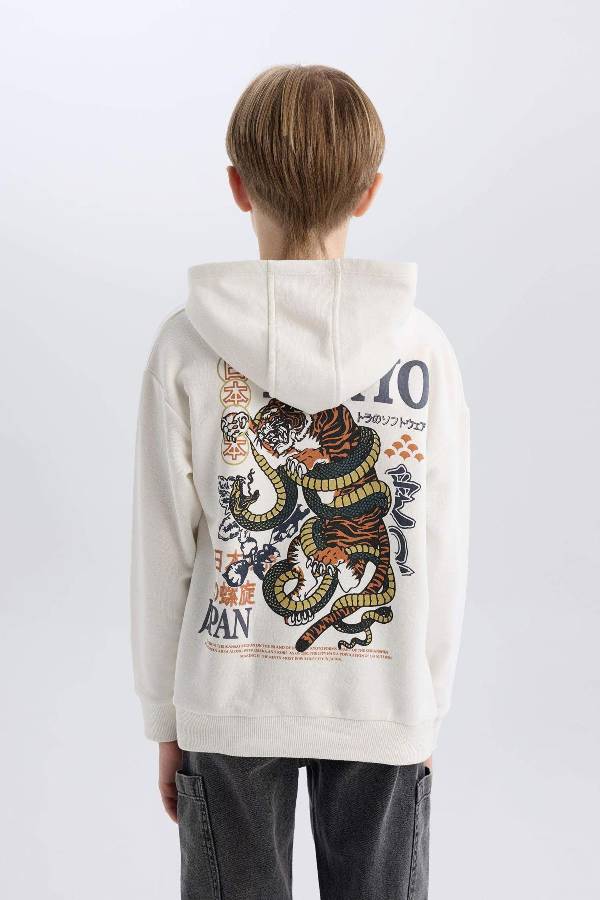 Resim Defacto Erkek Çocuk Uzun Kol T-shirt F5092A8/WT32