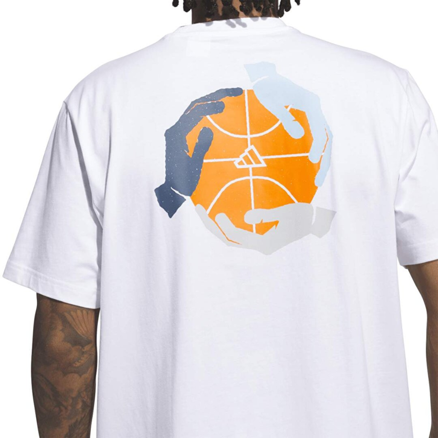 Resim Adidas Sum Ab T Whıte Erkek T-shırt JI7112