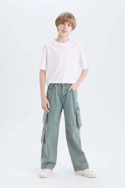 Resim Defacto Erkek Çocuk  Jean Pantolon D7088A8/NM41