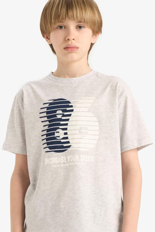 Resim Defacto Erkek Çocuk Kısa Kol T-shirt E6313A8GR400