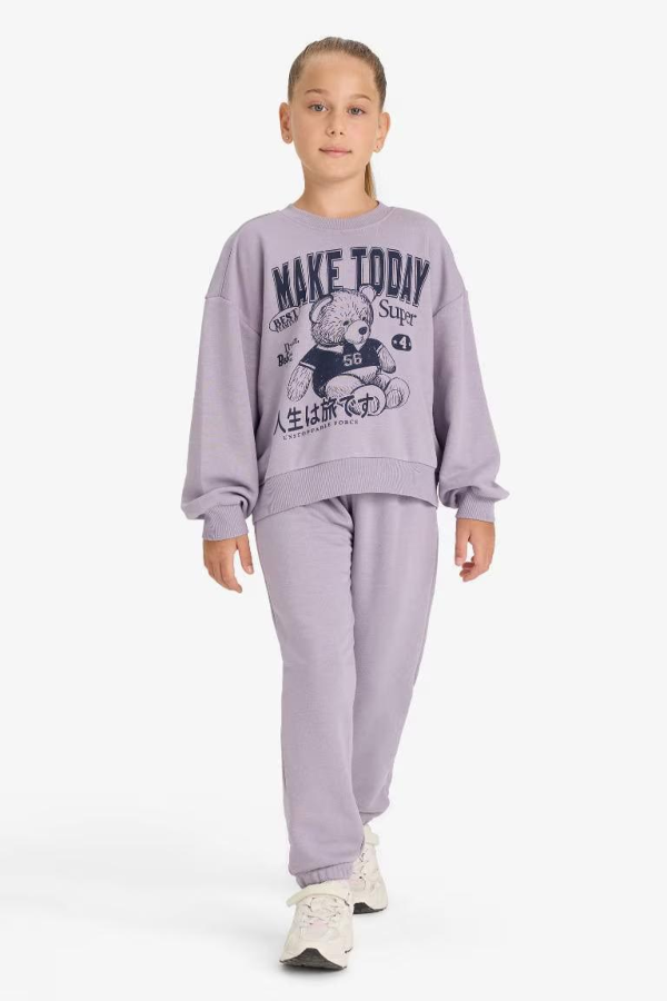 Resim Defacto Kız Çocuk  Sweat Takım E6416A8/PR314
