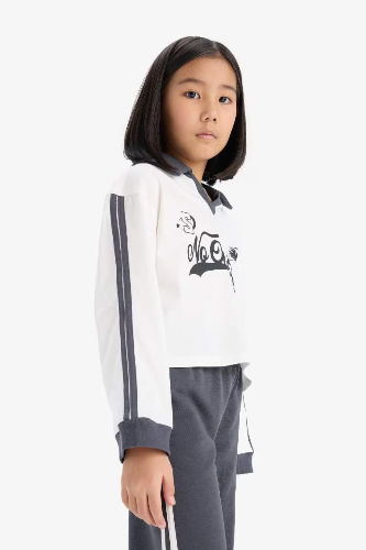 Resim Defacto Kız Çocuk  Sweat Takım D9471A8ER85