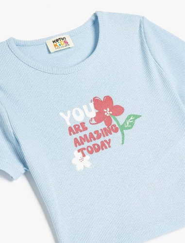 Resim Koton Kız Çocuk T-shirt 5SKG10243AK