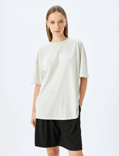 Resim Koton Kadın T-shirt 5SAL10186IK