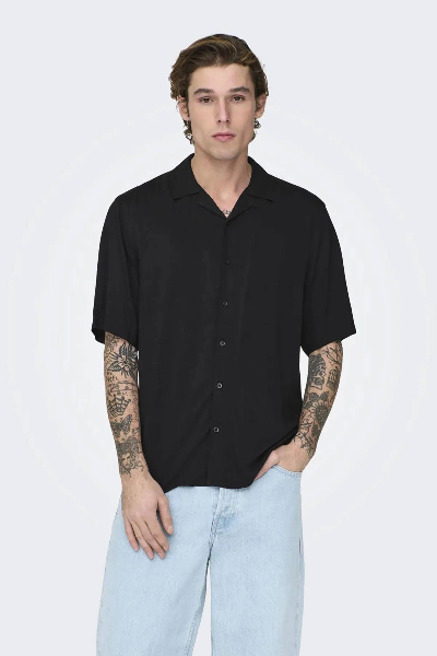 Resim Only & Sons Onsdash Lıfe Reg Vısc Res Ss Shırt Erkek  Gömlek 22024164