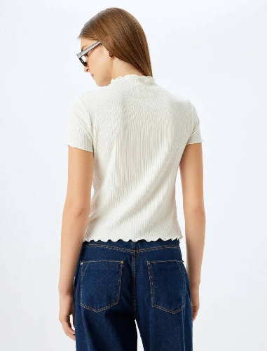 Resim Koton Kadın T-shirt 5SAK50059EK
