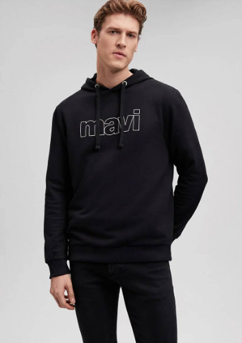 Resim Mavi Erkek Sweat
