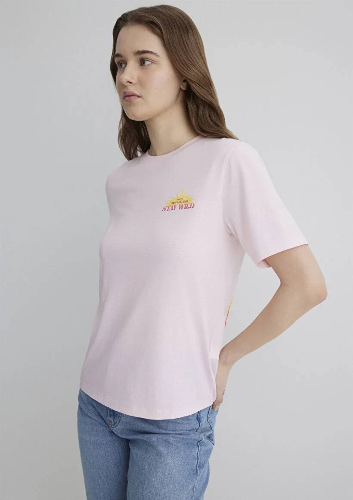 Resim Mavi Regular Kadın  T-shirt M1613169-70989