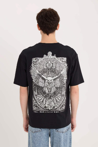 Resim Defacto Erkek  T-shirt E1484AXBK81