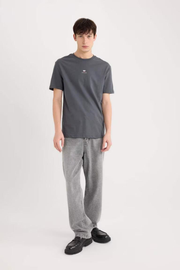 Resim Defacto Erkek  T-shirt D5156AX/AR104