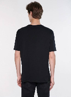 Resim Mavi Logo Baskılı Erkek T-Shirt M0610254-900