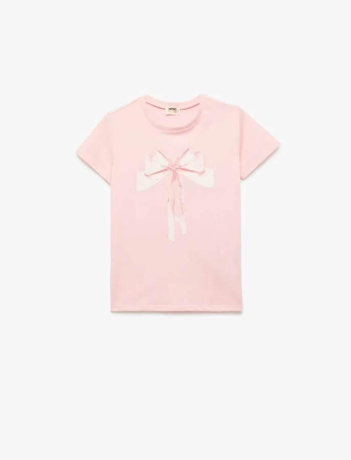 Resim Koton Kız Çocuk T-shirt 5SKG10636AK