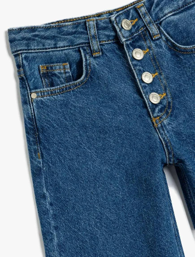 Resim Koton Kız Çocuk Jean Pantolon 5WKG40088AD