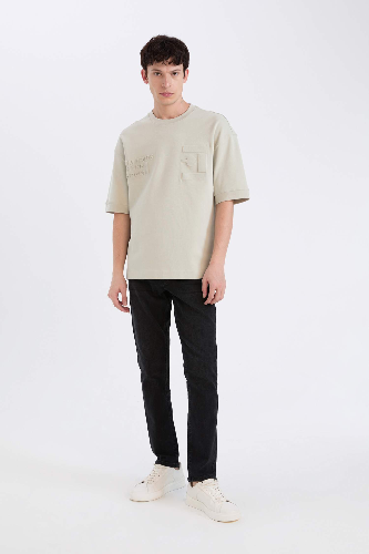 Resim Defacto Erkek  T-shirt D5557AXKH494