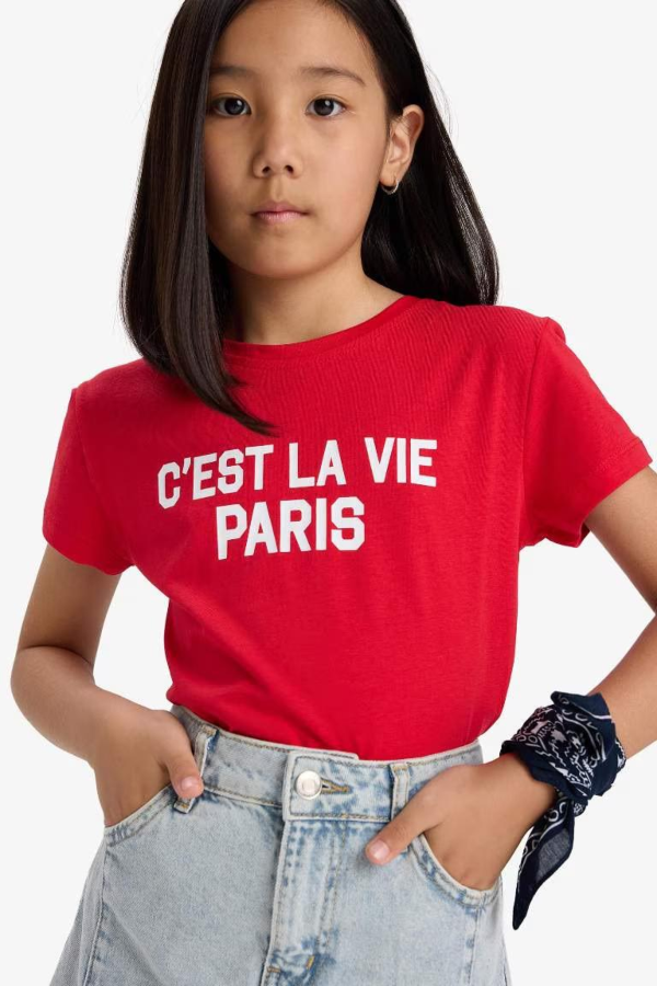 Resim Defacto Kız Çocuk  T-shirt E5894A8/RD282