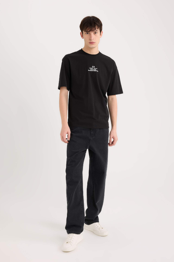 Resim Defacto Erkek  T-shirt D5571AXBK81