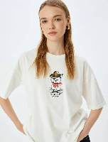 Resim Koton Kadın T-shirt 5SAL10099IK