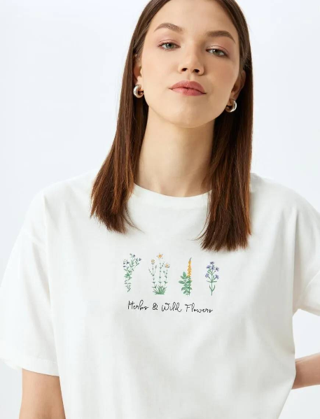 Resim Koton Kadın T-shirt 5SAL10094IK