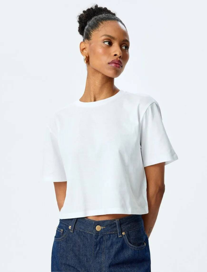 Resim Koton Kadın T-shirt 5SAK50026EK