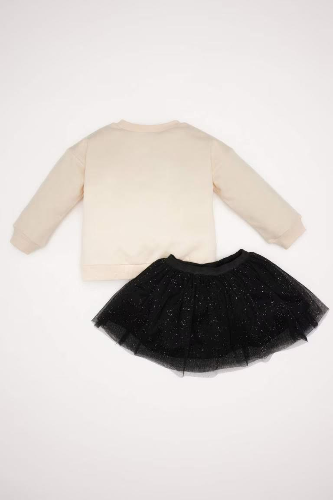 Resim Defacto Kız Bebek  Sweat Takım D7255A5/BK81